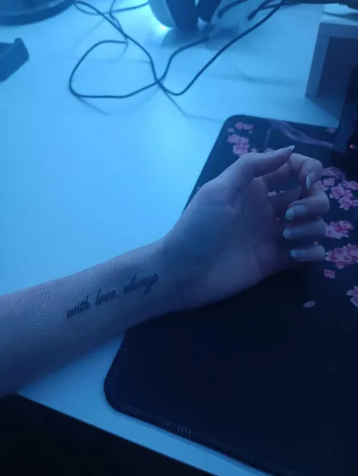 my first post and my first tattoo, how do you like it? by sskyfox