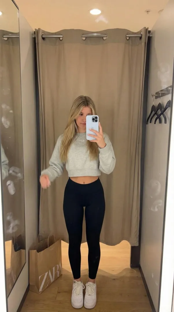 my fitting room midriff <3 posted by smoakinghot
