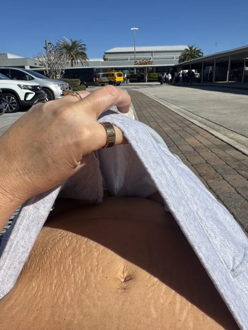 My flight is delayed so enjoy this tease outside of the airport posted by Thezaraheartz