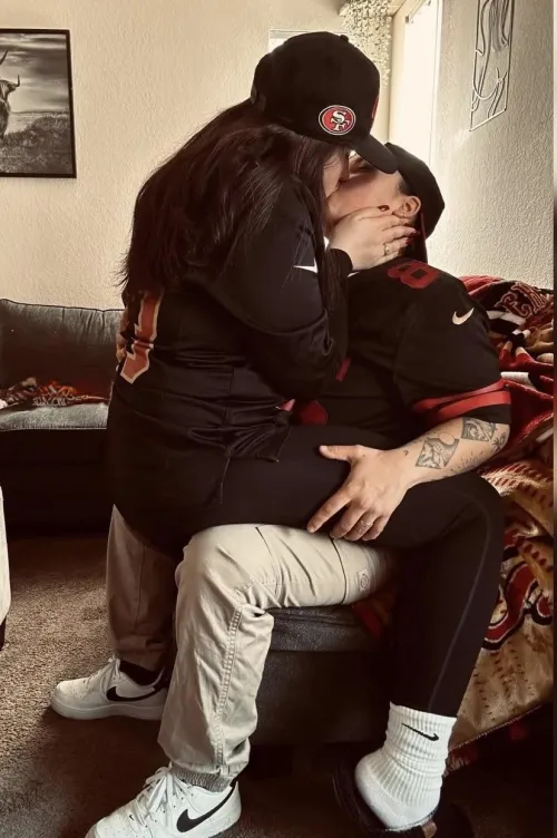 My gf is gonna tie me up on this couch for yall to breed me  by Yerrlove_x0x