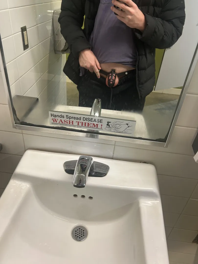 My gf made me wear it at school posted by Red-Rocket05