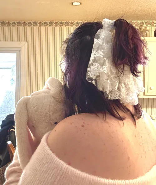 My hair today (peep cream!!) by OkInitiative5804