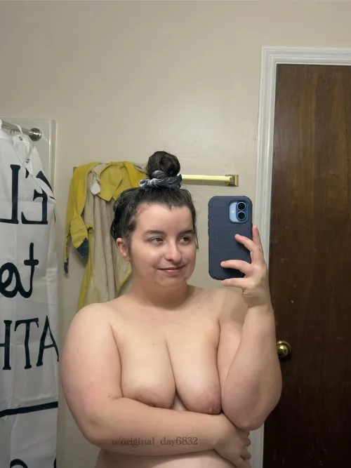 My hairbun gets messy, just like me by Original_Day6832