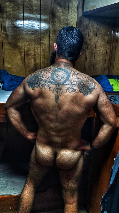 My hairy butt by FishermanSecretLife