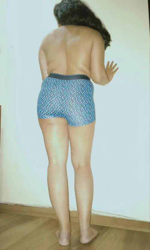 My hubby's briefs fits perfect to me  by Bulbulchoudhary