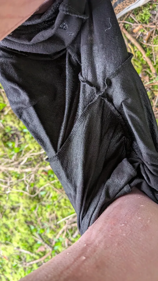 My leggings got a bit wet in the forest today... posted by miss_k_kink