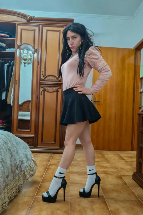 My legs feel lonely. Am I attractive enough dressed like this? by Maleficent-Cow-6683