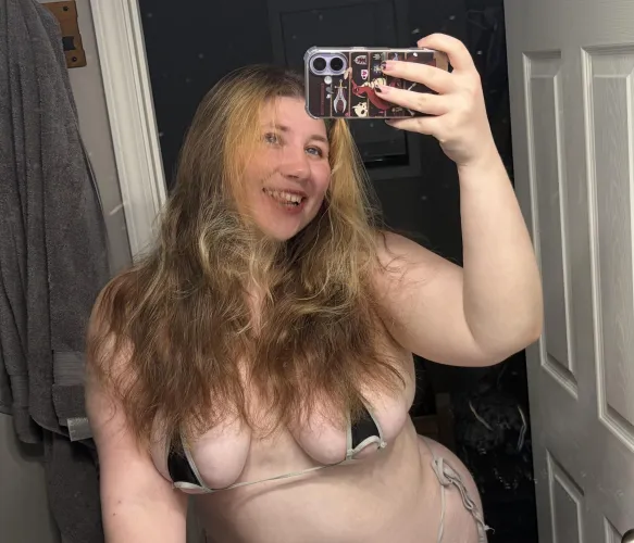 My little microkini top that I never wear haha by Psycho_Snake02