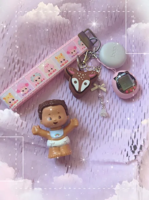my little sensory keychain set ૮ ․ ․ ྀིა by BabyNatchan