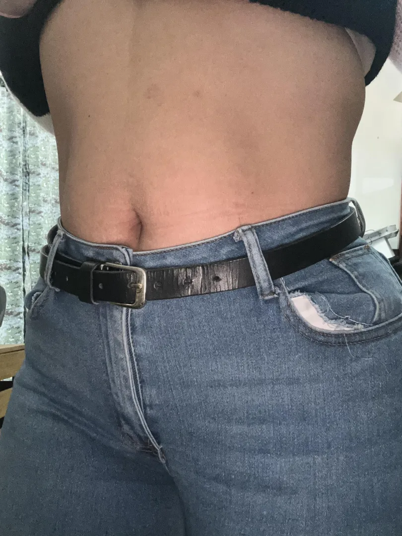 My little tummy and her deep belly button posted by feetmagnum