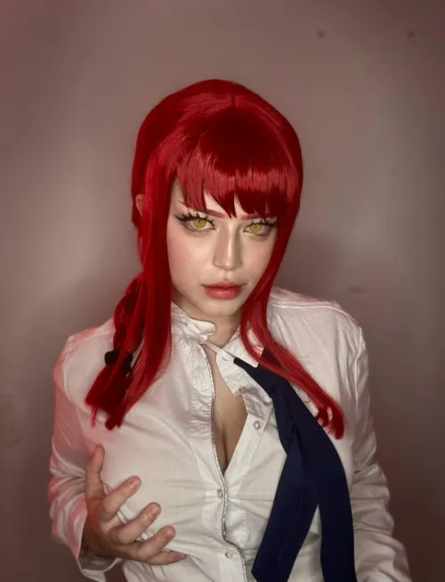 My makima cosplay attempt by MistyCaramel_