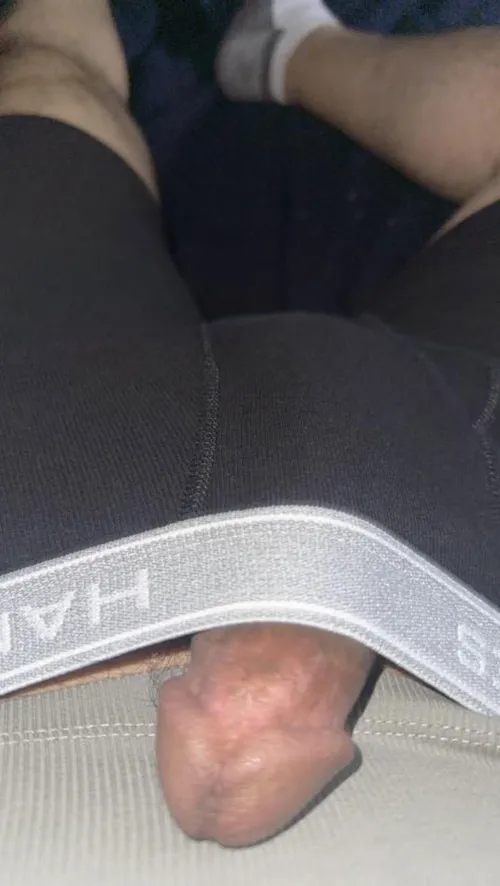 My morning wood peeked out. A daily morning reminder that my mom made me into a human dildo. by MattRodriguezTX