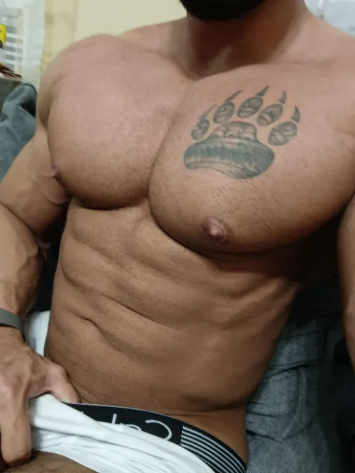 My muscles on the sofa by AnalysisBudget226