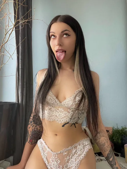 my new lingerie set is lovely  by Belovedoasis