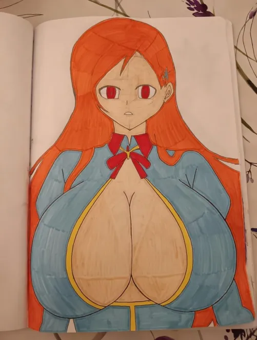 My Orihime Drawing OC by CutaField