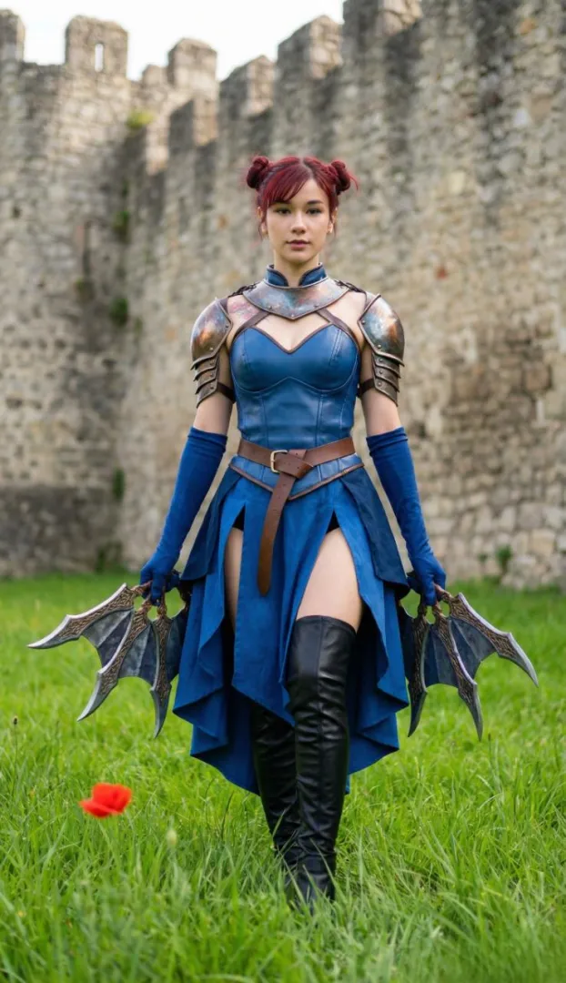 my own version of kitana cosplay (luna) posted by evildollxx