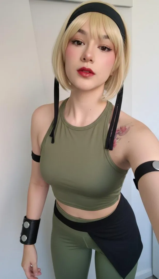 my own version of sonya blade cosplay (luna) posted by evildollxx