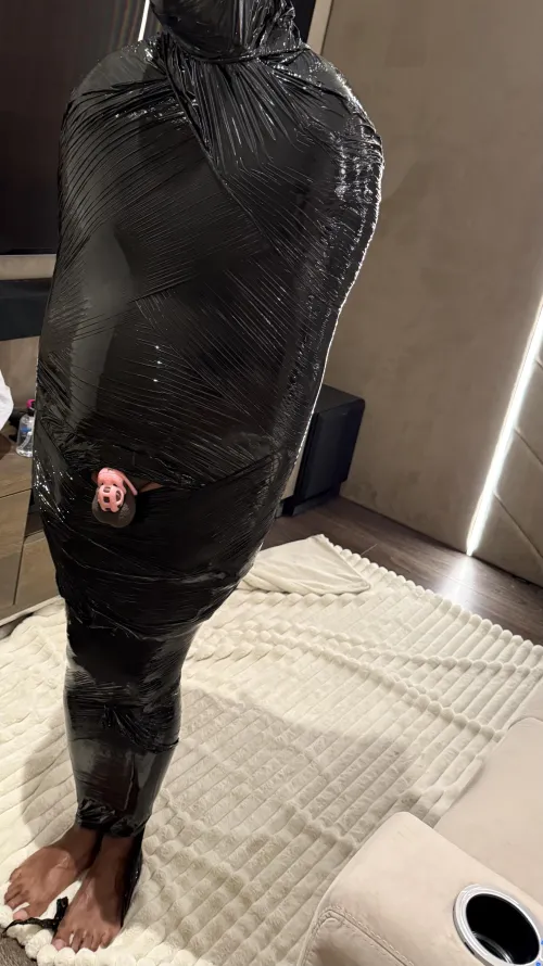 My present is all wrapped up… and it’s not even my birthday  by Odd-Worldliness942