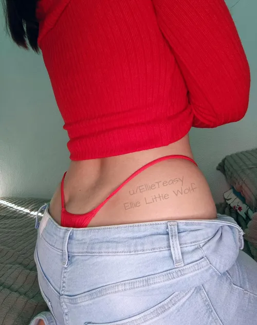 My straps are out and I can't stop thinking about you seeing by EllieTeasy