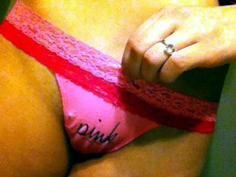 My tight little pink thong posted by BustyInBaytown36C
