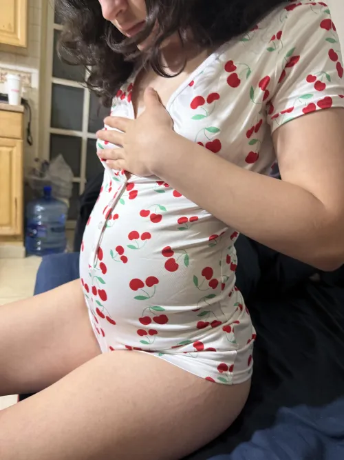 My tummy always gets like this after eating, does anyone know why? ‍ by Angie_stuffing