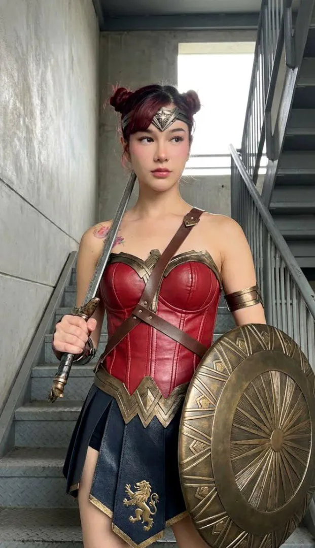 my wonder woman cosplay posted by evildollxx