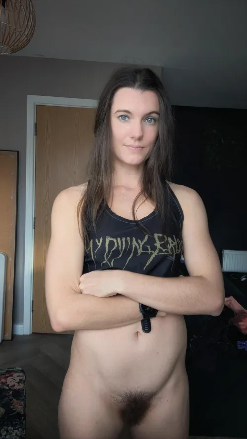 Myself and my huge bush says happy Friday! by Ambzz011