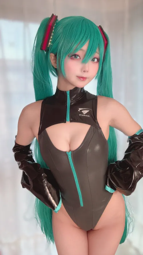 @nagomitei_chu3 Hatsune Miku Birthday going for a swim by Pwnagepancakes