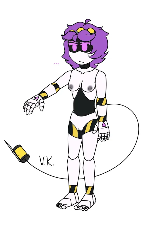 Naked Disassembly Drone Uzi by Wither_King2000