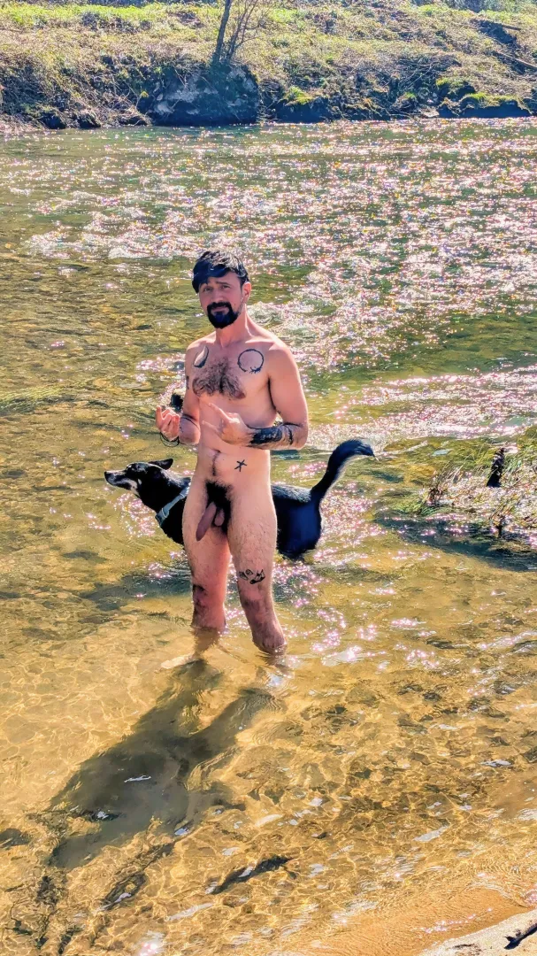 NAKED IN THE RIVER posted by thenakedbro3