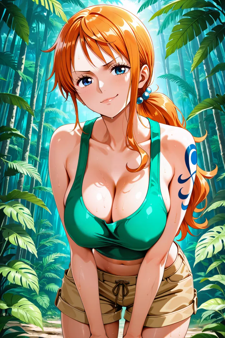 Nami in the jungle - (NexxiArt) posted by BottleLarge7434