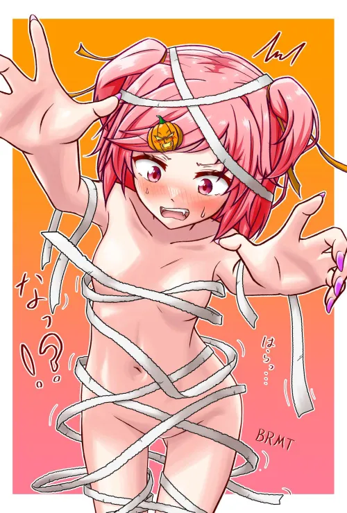 Natsuki embarassed (Brolymatsumoto) by Educational-Box-8509