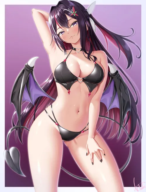 Naughty Little Devil AZKi by AwakenedDivinePower