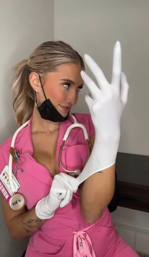 Naughty nurse on duty—let’s see just how much care you need today by nurseariaxo