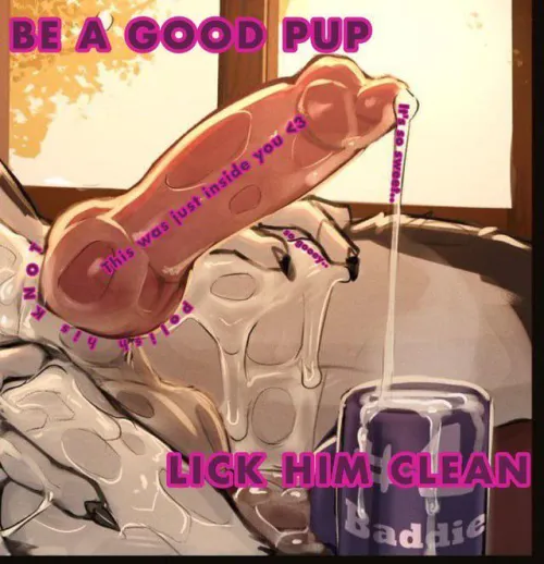 Need to submit to big canine cock  by Luckyfruitpie