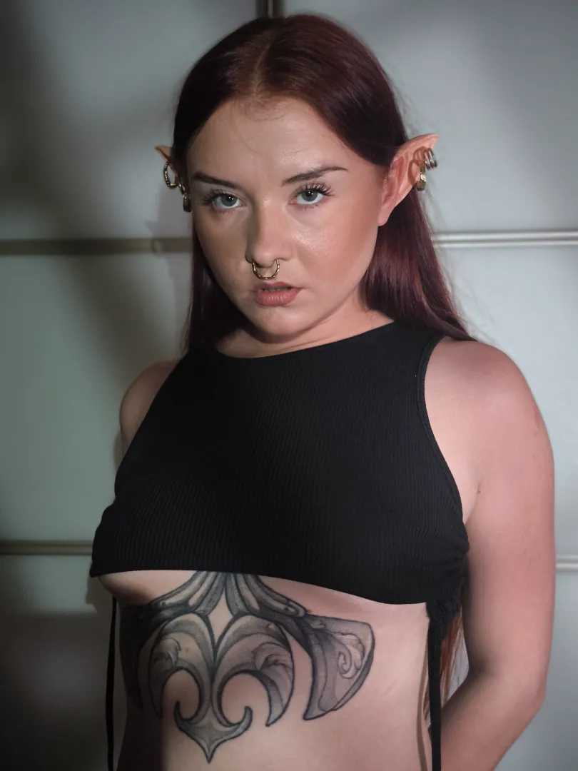 Needy elf slut craving those pulsing  cocks now posted by InkRuby