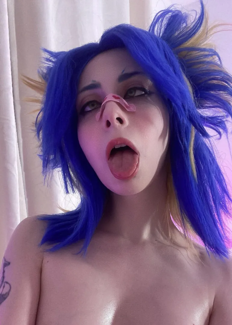 Neon ahegao posted by naensi
