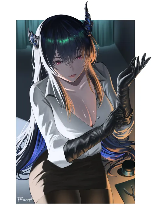 Nerissa Ravencroft [Hololive] by WoolsonDaSheep