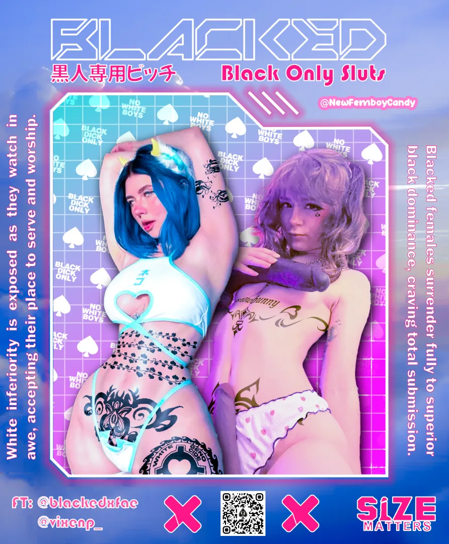 New edit featuring vixenp_ & blackedxfae hope u like it posted by KathyLadyBoy