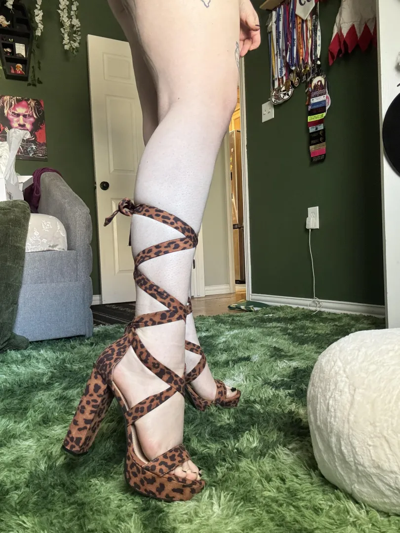 New heels got me towering. 6’6 for those brave enough. [f] posted by QuinNight