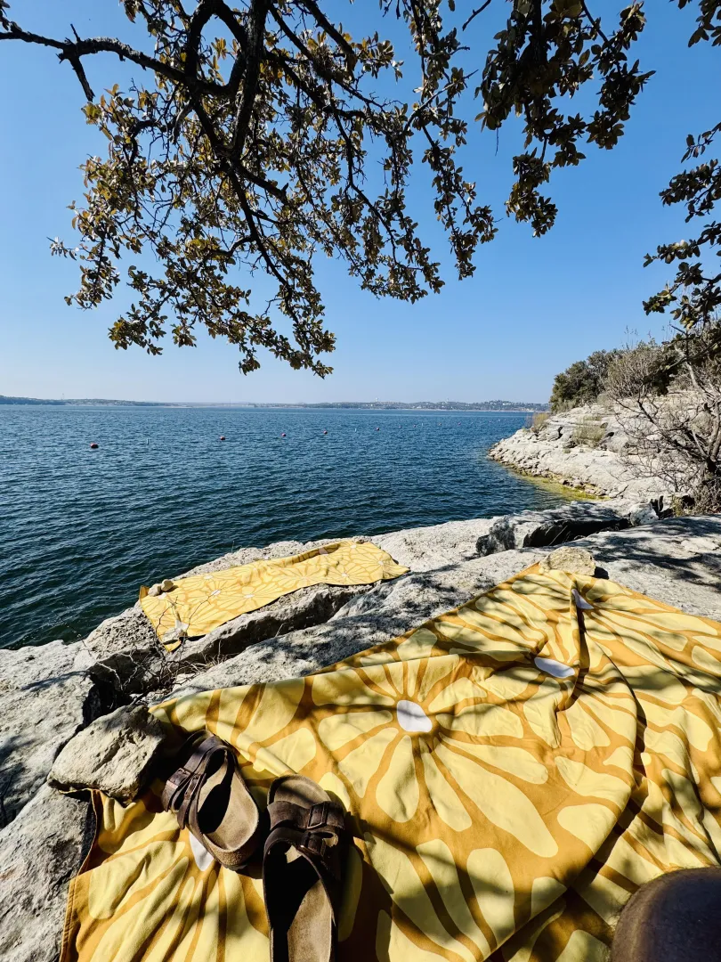 New spot. New friends. Cold plunge. Grateful for beautiful days like this. posted by Friends-and-Fiends
