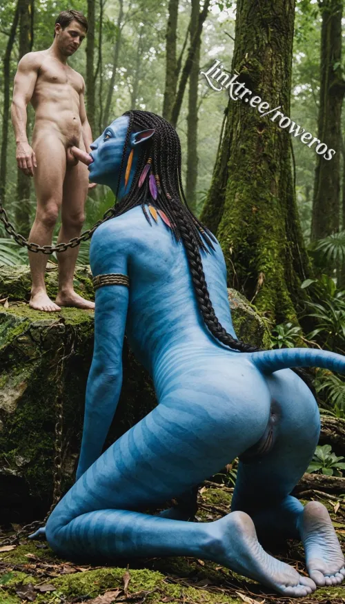 Neytiri came to believe that this was normal and gives everyone a blowjob every day by Necessary-Count3118