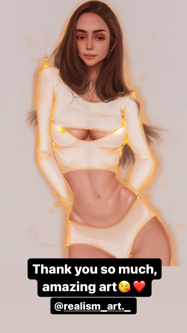 Nice fan art posted on her insta posted by BananaBlue