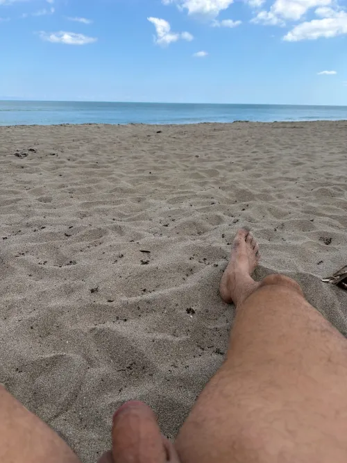 Nice lunch time break at the beach. by Accomplished-Pie3823