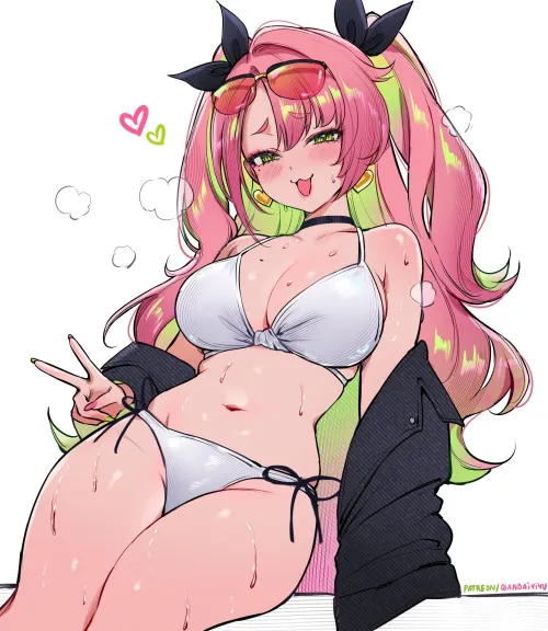 Nicole showing off her new bikini (qiandai) by rolandaurys