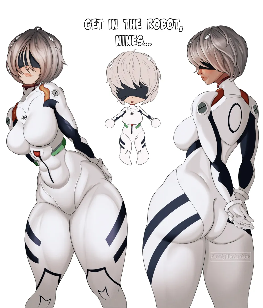 Nier Genesis Evangelion (onlyillastrator) posted by Embarrassed-Owl-4500