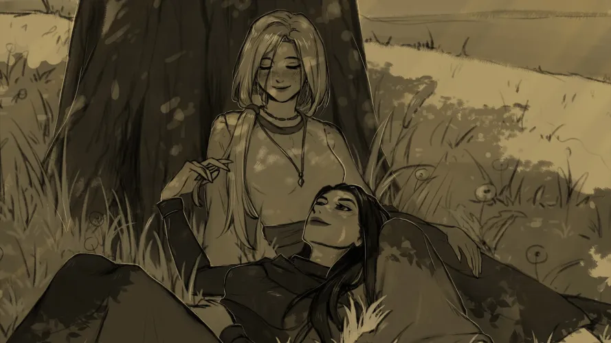 Nikaria and Kiria (by Nexocot) [Legends of Savvarah: Flowers and Scorpions] by Unable_Limit_5772