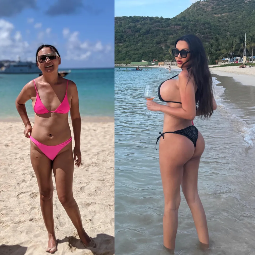 Nikki Beach St Barts in 2019 (blah) vs 2025 (luxury fuckdoll) posted by nancydollxo