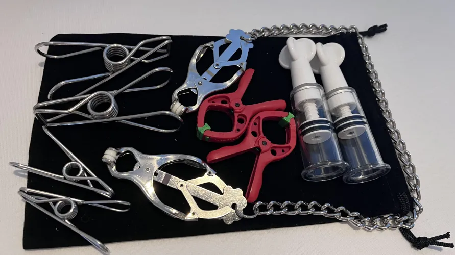 Nipple play. Some are from the shop and some are DIY by Significant-Good-950