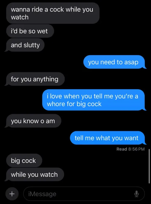 no caption needed, she wants it to be a reality by EqualEqualSugar